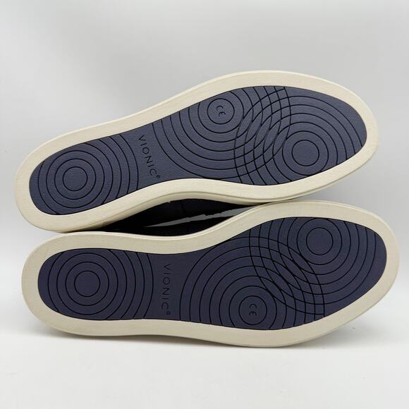 Vionic Mens Thompson Loafers US 11.5 M EU 44.5 Navy Blue Suede NIB main image 6